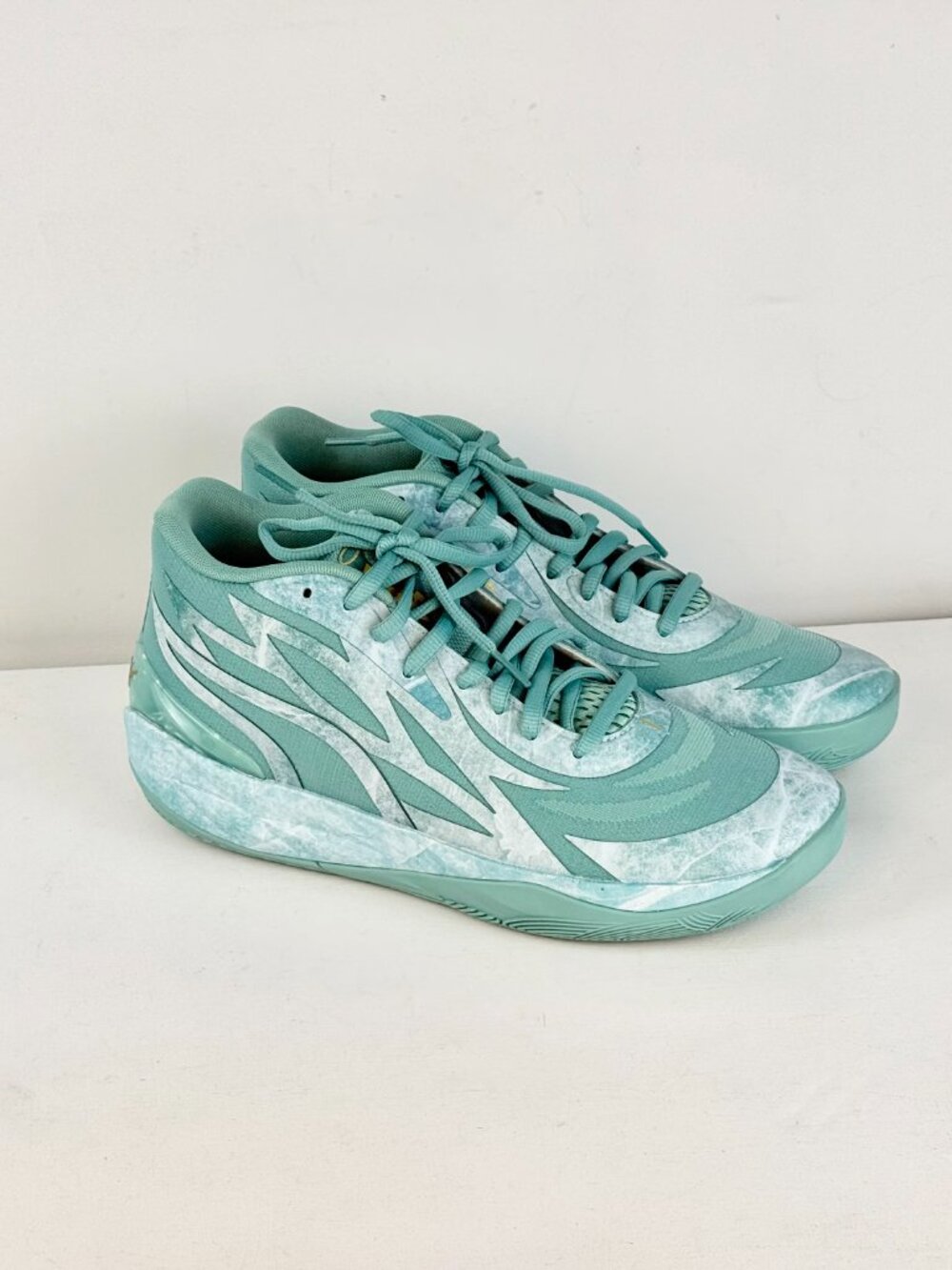 Men's 13 - PUMA MB.02 LaMelo Ball Jade Green Basketball Shoes - 378284-01